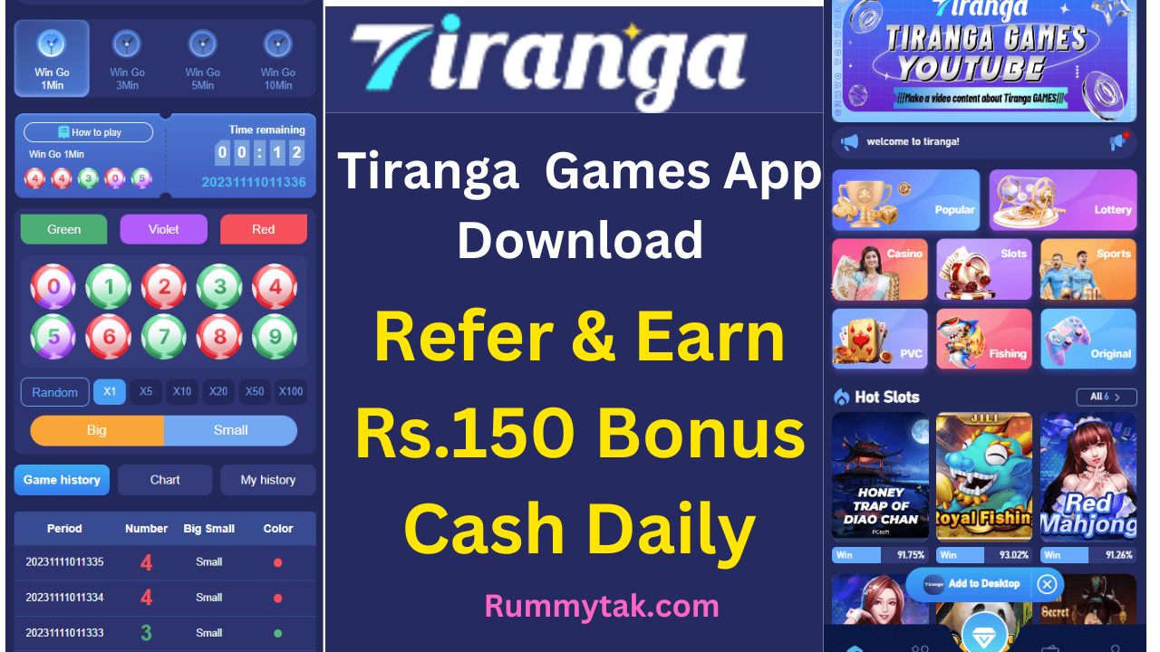 Tiranga Lottery Games App